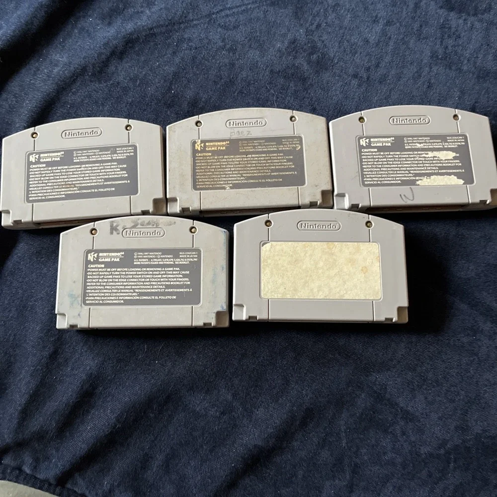 Nintendo 64 Lot of 5 Games Madden 2000 64 WCW Mayhem Ready 2 Rumble Baseball